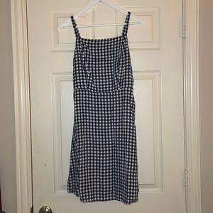 Navy Gingham dress